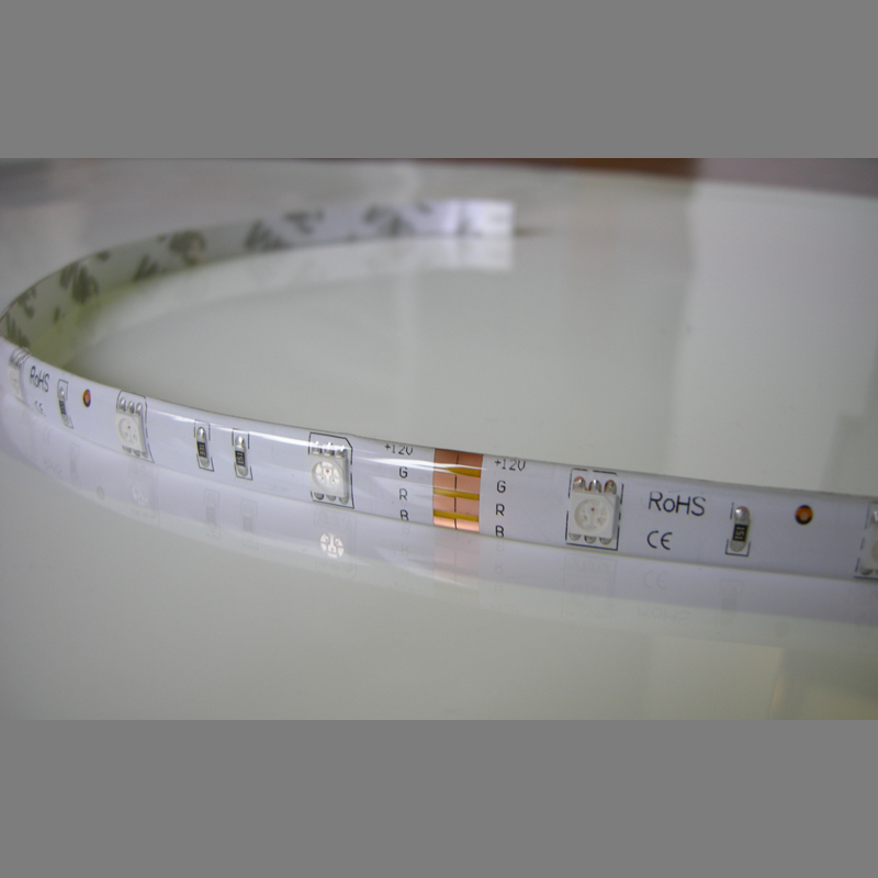 12V LED Streifen Set mit Fernbedienung und Netzteil, 250cm